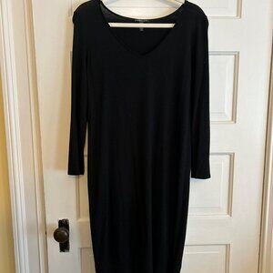 Eileen Fisher Black Jersey Dress , size small